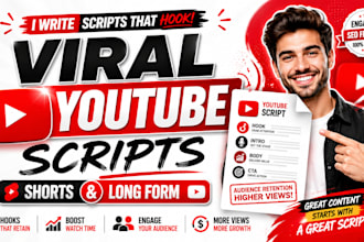 write engaging youtube shorts and long form video scripts