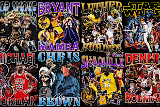 do vintage hip hop nba all sports 90s bootleg t shirt design