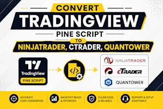 convert tradingview strategy to ninjatrader, ctrader or quantower