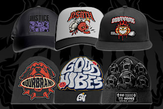 design a trucker hat beanie y2k streetwear for your brand