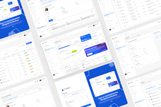 design saas dashboard, CRM and admin dashboard uiux design