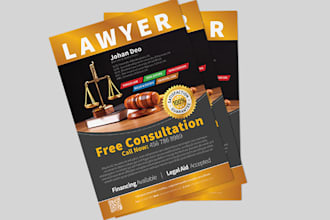 design professional flyer or advert