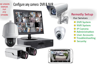 do configuration cctv system dvr and nvr security remotely