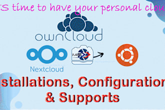 install, configure, tuning tasks of owncloud and nextcloud