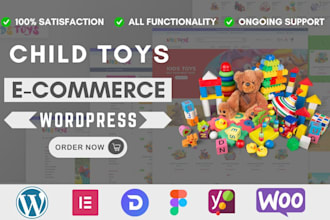 create a wordpress site for your child toy store