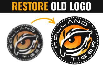 professionally restore your old logo