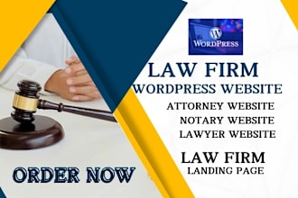 design responsive attorney website lawyer and law firm website on wordpress