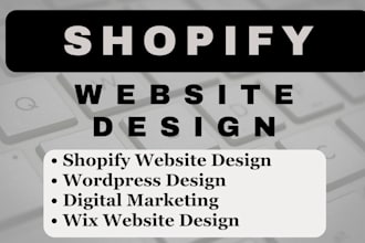 do a shopify website design redesign rebrand