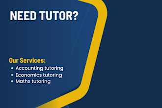 your accounting and math tutor