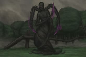 paint your dark fantasy creature