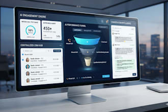 build ai missed call text back system, outbound calling agent, and CRM systems