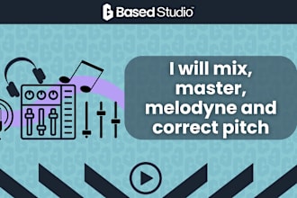 mix, master, melodyne and correct pitch