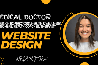 design dental, vertinary,  chiropractic medical doctor plactic surgeon website