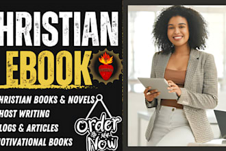 christian ebook writer, sermon and devotional christian book editor bible ebook