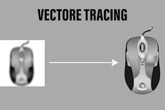 convert raster logo, image in vector file high resolution