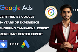 manage your google shopping ads, product listing and merchant center