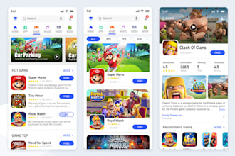 do mobile app development learning app kids game app UI UX design android pc web