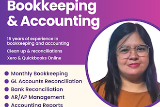 prepare monthly bookkeeping reports in excel