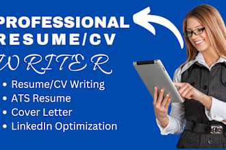 write professional ats CV design maker resume cover letter build update linkedin
