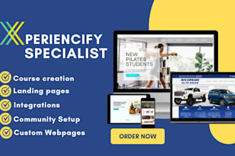 do xperiencify courses, xperiencify landing pages and gamifications