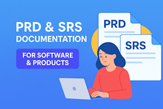 write a professional prd and srs document for your software or product
