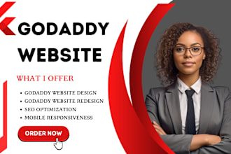 redesign godaddy website, godaddy website design, godaddy website redesign