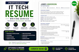 write your tech, IT, data science, and data analyst resume