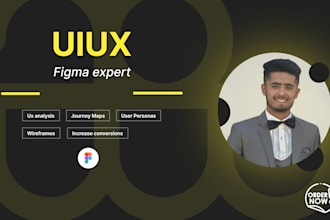 do uiux design for mobile apps and web apps using figma