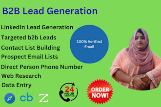 provide b2b lead generation contact email list building