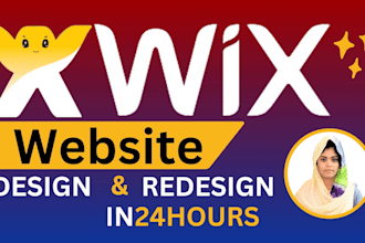 fix wix issue, wix website design or redesign wix website, wix online store
