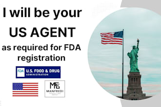 be your US agent for fda compliance, cosmetic, or otc drugs