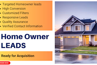 provide homeowner leads of australia , USA and canada