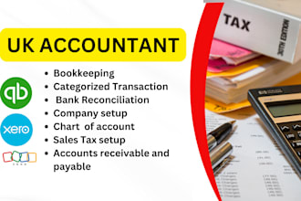 manage UK accounting and bookkeeping services in quickbooks