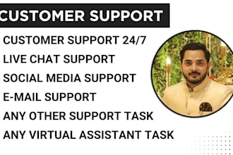 provide full time customer service, virtual assistant and support task