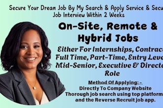 use reverse recruit, search and apply for remote jobs application on your behalf