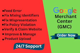 fix google merchant center suspension, fix misrepresentation shopping ads gmc