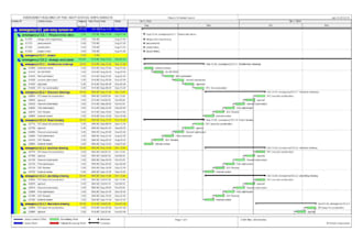 prepare schedules, gantt chart using by primavera p6 ,ms software