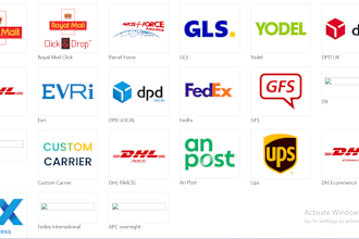 integrate API carrier, courier, shipment labels, fix bugs