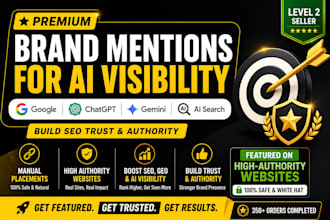 build brand authority mentions and entity SEO for chatgpt, gemini and google ai