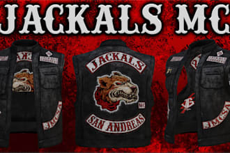 make a authentic and high quality biker patch and flashes for your biker cut 5m