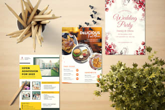 make poster and flyer at affordable rates on canva