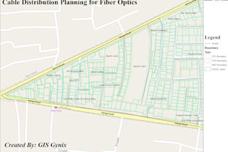 provide ftth network planning and cadastral mapping services in gis