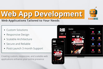 develop a cutting edge web application for your business