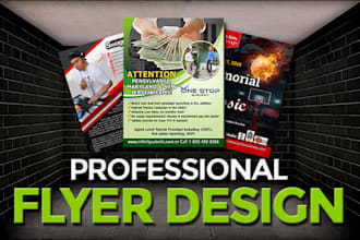 design outstanding professional flyers