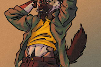 draw a shaded fullbody pose of your oc