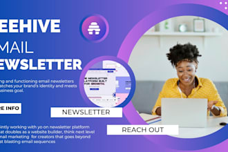 beehiiv vbout email newsletter landingpage design beehive vbout automation exper