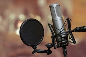 record professional english voiceover