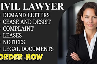 draft demand letter, cease and desist, letter of intent, letter of infringement