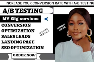 do best conversions rate optimization ab  and seo optimization landing page