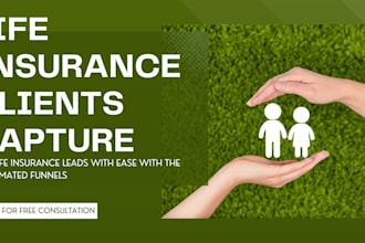 setup life insurance sales funnel design landing page insurance website